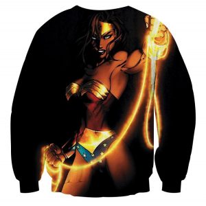 Black Wonder Woman License Sweatshirt