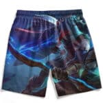 World of Warcraft Archer Raven Mask Vibrant Design Shorts