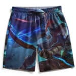 World of Warcraft Archer Raven Mask Vibrant Design Shorts