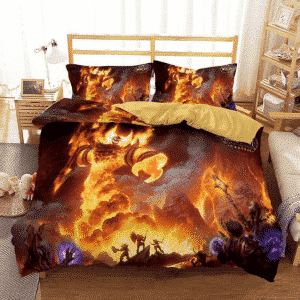 World of Warcraft Classic Heroes Fighting Monster Bedding Set