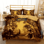 World of Warcraft Wrath of the Lich King Yellow Bedding Set