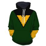 X-Men Dark Phoenix Superhero Green Uniform Cosplay Hoodie