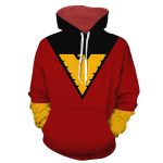 X-Men Dark Phoenix Superhero Red Suit Uniform Cosplay Hoodie