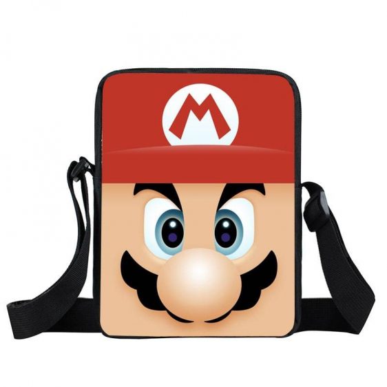 Super Mario Adorable Mario Close Up Red Cross Body Bag