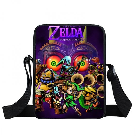 The Legend of Zelda Majora's Mask Purple School Cross Body Bag