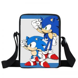Adorable Sonic And Monty The Hedgehog Cross Body Bag