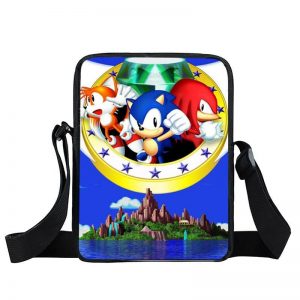 Sonic Tails Knuckles The Hedgehog Dope Cross Body Bag