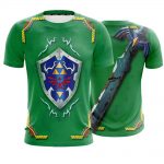 The Legend Of Zelda Hylian Shield Artistic Green T-Shirt