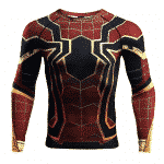 Spider-Man Infinity War Costume Long Sleeve Compression Shirt
