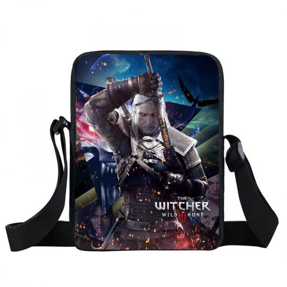 The Witcher 3 Wild Hunt Geralt Fighting Look Cross Body Bag