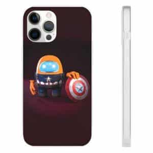 Among Us Captain America Orange Crewmate iPhone 12 Case
