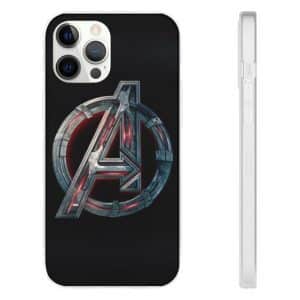 Avengers Age of Ultron Movie Logo Black iPhone 12 Case