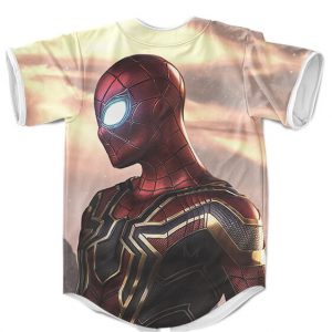 Avengers Infinity War Spider-Man Iron Armor Epic MLB Shirt