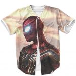 Avengers Infinity War Spider-Man Iron Armor Epic MLB Shirt