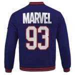 Vintage Marvel Studios 93 Awesome Navy Blue Letterman Jacket