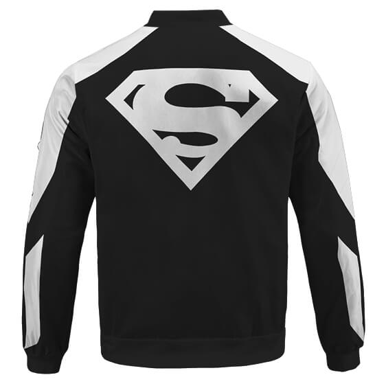 Superman Solar Regeneration Suit Design Black Bomber Jacket