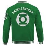 Justice League Green Lantern Hal Jordan Logo Green Bomber Jacket