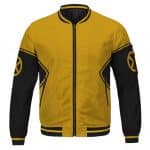 Amazing X-men Classic Black And Yellow Theme Varsity Jacket