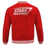 Marvel's Iron Man Stark Industries Casual Red Letterman Jacket