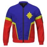 Captain Marvel Carol Danvers Costume Cosplay Bomber Jacket