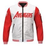Marvel's The Avengers Astounding Red And White Varsity Jacket