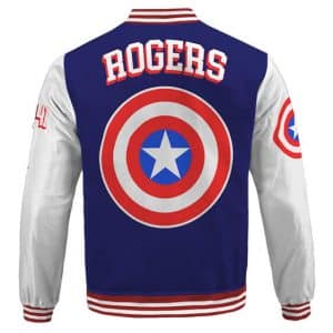 Captain America Steve Rogers 1941 Inspired Cool Varsity Jacket