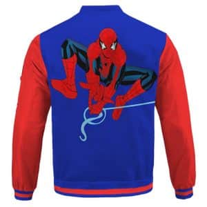 The Amazing Spider-Man Vintage Comics Theme Bomber Jacket