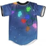 Adorable Among Us Galaxy Lights Blue Baseball Jersey