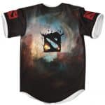 Awesome Dota 2 Logo Invoker Minimalistic Black Baseball Jersey