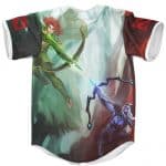 Drow Ranger Vs. Wind Ranger Dota 2 Artwork Cool Baseball Shirt