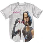 Cyberpunk 2077 Johnny Silverhand 3D Art Dope Baseball Uniform
