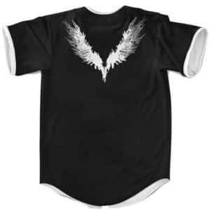Cool Devil May Cry 5 Logo Devil Trigger Wings Baseball Jersey