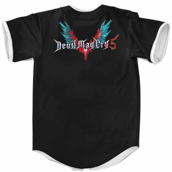 Devil May Cry 5 Nero With Red Queen Epic Pose Baseball Shirt