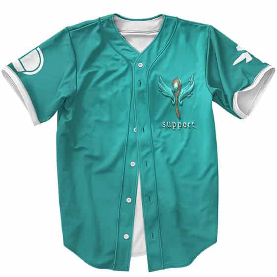 League Of Legends Support Icon Turquoise Baseball Uniform