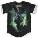 World Of Warcraft Illidan Stormrage Epic Pose Baseball Jersey