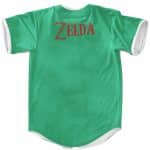 Legend Of Zelda Epic Link I'm Not Zelda Green Baseball Shirt