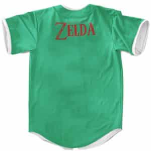Legend Of Zelda Epic Link I'm Not Zelda Green Baseball Shirt