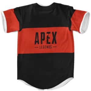 Apex Legends Awesome Logo Red And Black Baseball Uniform