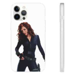 Black Widow Agent Natasha Romanoff White iPhone 12 Cover