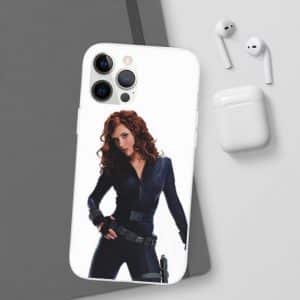 Black Widow Agent Natasha Romanoff White iPhone 12 Cover