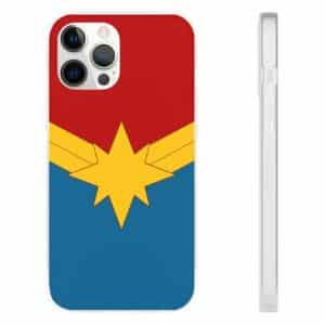 Captain Marvel Minimalist Suit Logo iPhone 12 Case