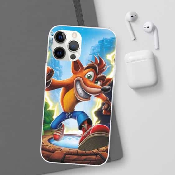 Crash Bandicoot Main Protagonist iPhone 12 Fitted Case