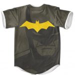 DC Comics Batman Iconic Yellow Bat Emblem Baseball Uniform