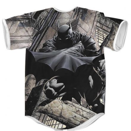 DC Comics Hero Batman Gotham City Epic Baseball Jersey