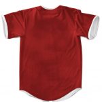 DC Comics The Flash Golden Lightning Logo Red Baseball Shirt