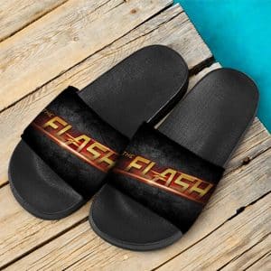 DC Comics The Flash Realistic Logo Slide Sandals