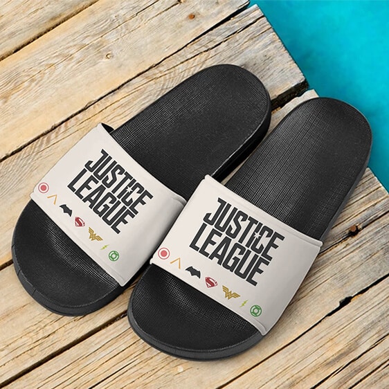 DC Justice League Founding Members Logo Stylish Slides