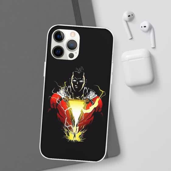 DC Shazam Magic Lightning Emission Black iPhone 12 Case