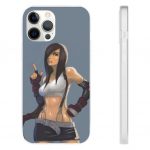 Final Fantasy Tifa Lockhart Fan Art iPhone 12 Fitted Case