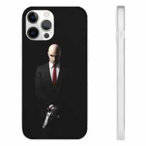 Hitman Agent 47 Minimalist Black iPhone 12 Fitted Cover